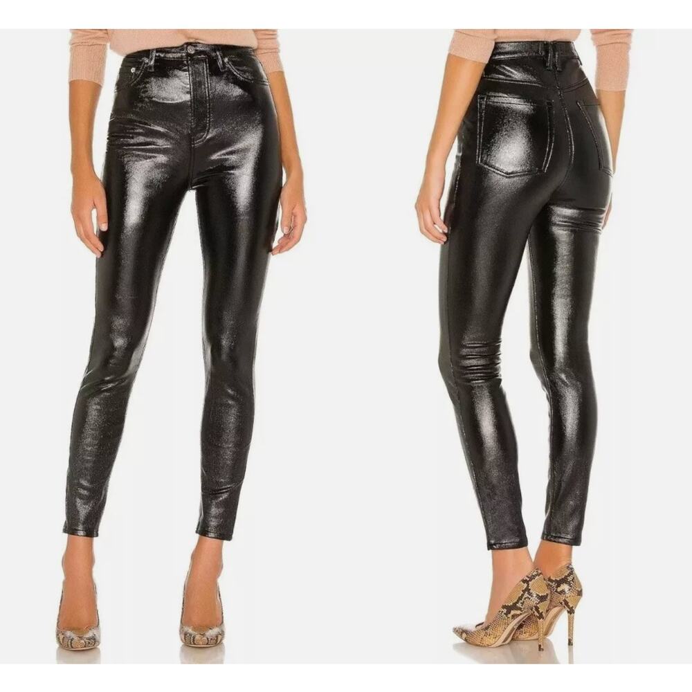 We The Free People Phoenix Coated Skinny Jeans 29